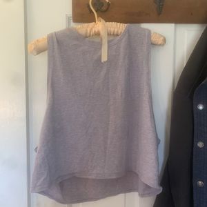 Lululemon muscle tank in light purple